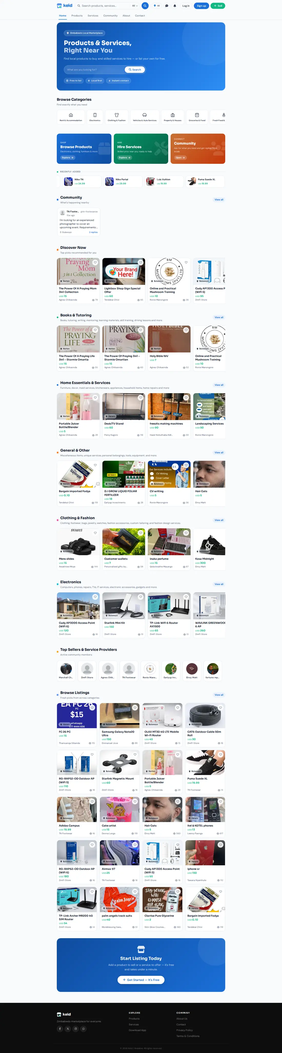 Keid home page